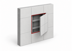Усиленные люки под плитку Люкер, ревизионные сантехнические люки
